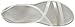 Crocs Women's Isabella Strappy Sandals, Oyster/Pearl White, 7