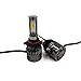 FANTELI 9005 (HB3) 8000K Ice Blue LED Headlight Bulbs All-in-One Conversion High Beam Kit - 72W 8000LM 9145/9140/H10 Fog Driving Lights Extremely Bright