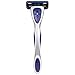 Solimo 5-Blade Razor for Men with Precision Beard Trimmer, Handle & 2 Cartridges (Cartridges fit Solimo Razor Handles only)