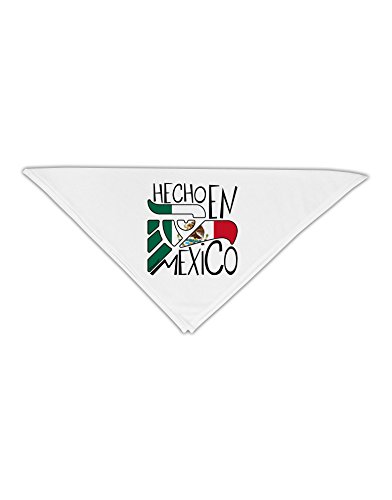 TooLoud Hecho en Mexico Design - Mexican Flag Adult 19" Square Bandana