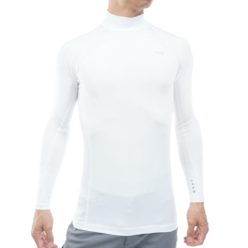 [フィラ] 長袖ハイネックストレッチウェア メンズ 445111 WT L