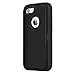 iPhone 5S Case,iPhone SE Case,Fogeek Heavy Duty PC and TPU Combo Protective Defender Body Armor Case Compatible for iPhone 5S,iPhone SE and iPhone 5 with Fingerprint Function (Black)