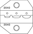 Greenlee 2040 CrimpALL 1300/8000 Series Die For Insulated Terminals And Lugs