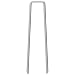 OK5STAR 150x Landscape Staples 6" Garden Staples Stakes, Galvanized Steel Landscape Fabric Staples Sod Ground Staple