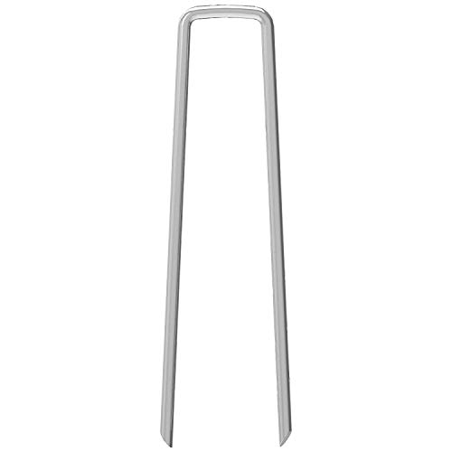 OK5STAR 150x Landscape Staples 6" Garden Staples Stakes, Galvanized Steel Landscape Fabric Staples Sod Ground Staple