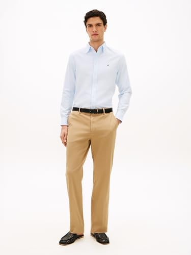 Flex Dobby SF Mw0Mw29970 - Camisa para Hombre, Color Azul, Talla L