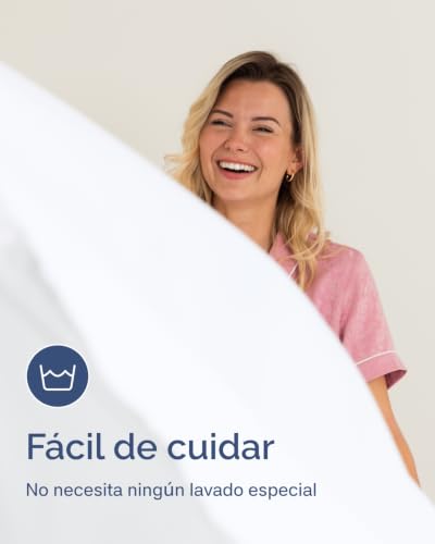 Fitted Sheet 200 x 200 cm White – Extra Deep Pocket up to 50 cm / 18 Inches – Premium Microfiber for High Mattresses – Soft, Wrinkle-Free and Non-Iron – Certified Oeko-Tex Standard 100