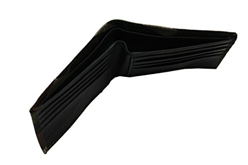 Canvas Army Military Camouflage Leather Bi-fold Wallet in Gift Box