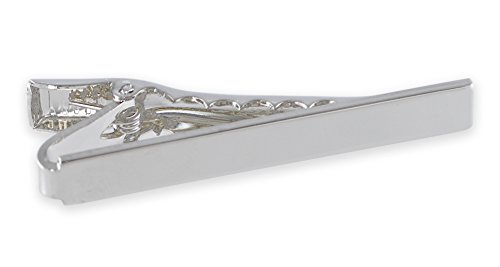 Made in america, tie bar (silver)