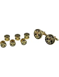 The Quiet Witness 4031910 Scottish Rite Cuff Links & Tuxedo Studs 32nd Degree Wings Up Northern District Cufflinks 32 Freemason Masonic Freemasonry Shirt Studs