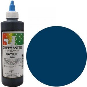 Chefmaster Liqua-gel Colour - Navy Blue 10 oz