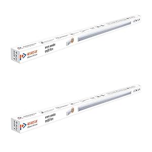 Bajaj 20W Cool Day Light LED Tubelight, Pack of 2, (830412-Pk2)