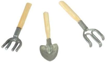 Dollhouse Miniature Three Garden Hand Tools