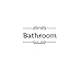 LRRH Creative Home Decoration Bathroom Removable Cute Door Stickers For Toilet/ Washroom /Bathroom /Restroom Decorations(Bathroom) Product ID: 9191792460538