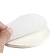 GWHOLE 500pcs Wax Paper Non-Stick Hamburger Patty Paper Food Grade BBQ Grill Waxed Stencil Sheet Restaurant-Grade Round Wax Paper, 4.3 inch