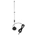 Suction Magnet Antenna (N Male Connector) Wideband 698~2700MHz Removable Indoor Antenna with 5ft RG174 Cable Universal for Cellphone Signal Booster/Cellular Repeater