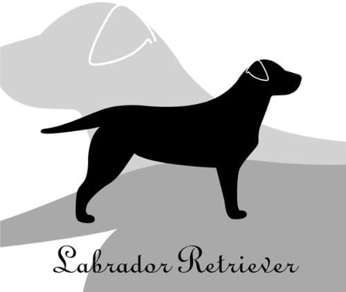 Amazon ラブラドール レトリバー 犬 ステッカー プレミアム シルエット モノトーン Mサイズ Mk 2 シール ステッカー ホビー