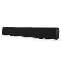 Sound Bar, Mighty Rock Bluetooth Soundbar 30 Watt 2.0 Channel Home Theater Speaker Perfect Wireless and Wired Bluetooth Audio for TV/Smartphones /Tablets(Black) from Mighty Rock