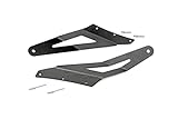 Rough Country - 70538A - 54-inch Curved LED Light Bar Upper Windshield Mounting Brackets (Dodge / Ram Pickup)