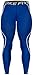 JustOneStyle New 054 Skin Tights Compression Leggings Base Layer Blue Running Pants Mens