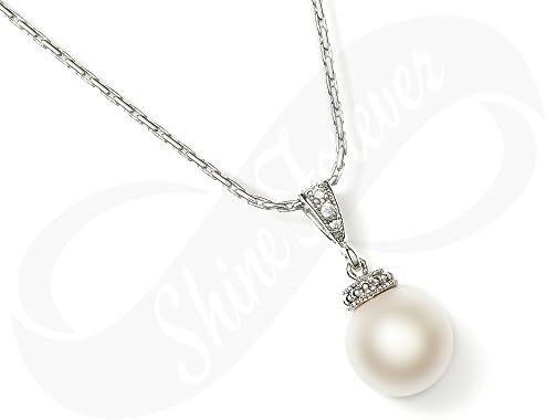 Pearl Necklace Bridesmaid Jewlery Bridesmaid Necklace Bridal Necklace White Pearl Necklace Bridesmaid Gift Wedding Jewelry For Her Gifts