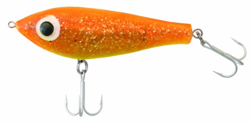 Paul Brown 4-Inch Fat Boy Suspending Twitchbait, 3/4-Ounce, Tequila Sunrise Finish