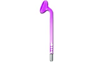 Electrode Wand Glass Tube Handheld Spare Parts for Hi Frequency Wand Comb Tube (Purple)