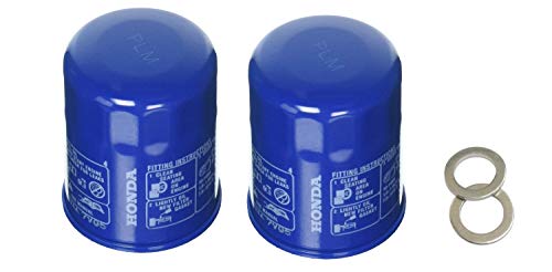 Acura 15400-PLM-A01 Engine Oil Filter + Drain Washers - Set of 2