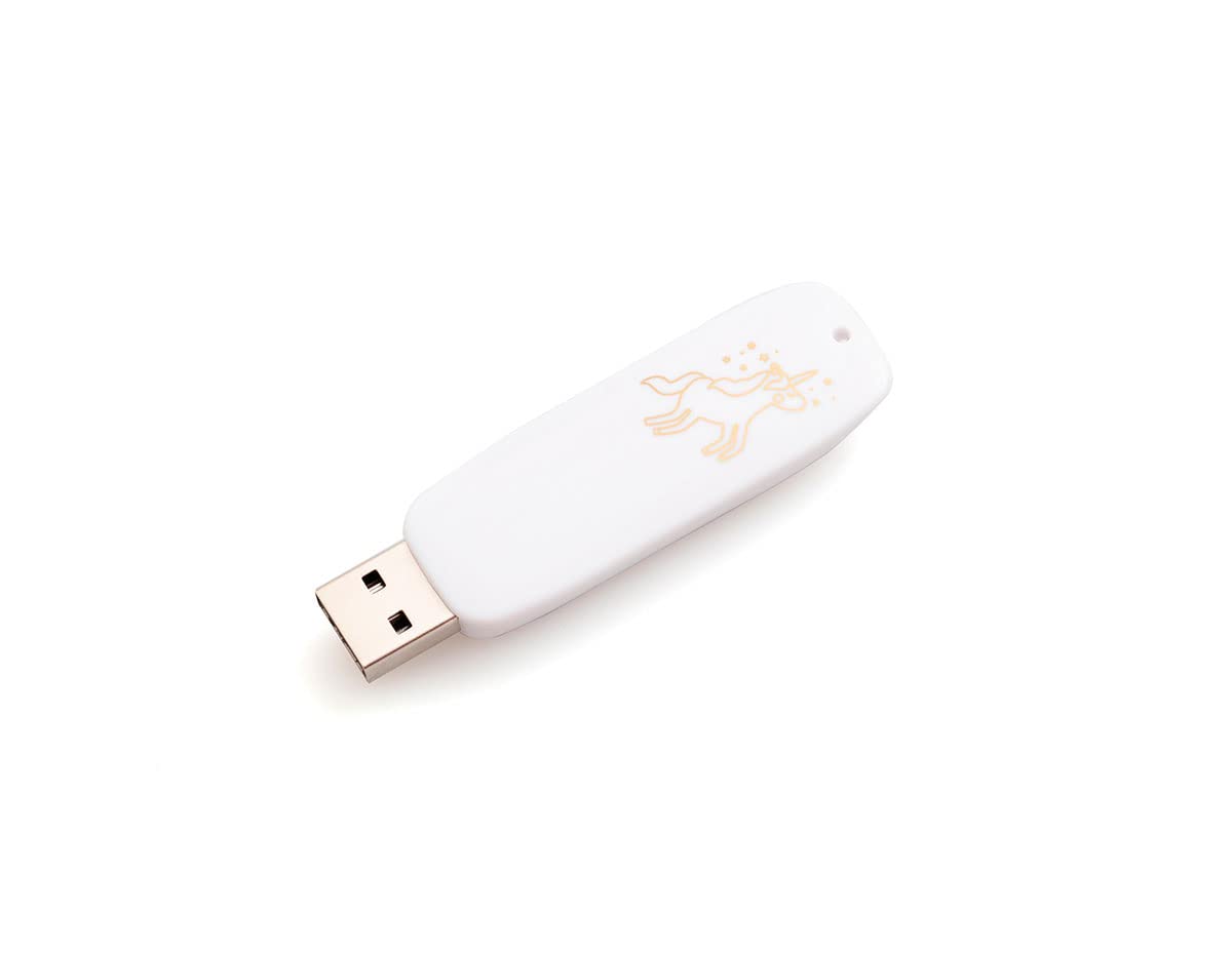 We R Memory Keepers We Foil Quill USB Art Design Drive, Icons, with 200 Themed Phrases and Images, White, One size