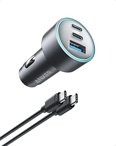 Anker USB-C Car Charger, 67W 3-Port Compact Fast Charger, 535 Car