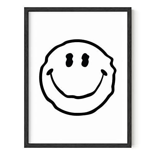 HAUS AND HUES Smiley Face Poster