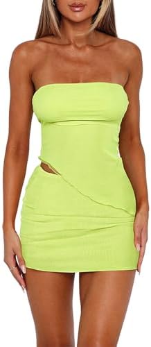 strapless bodycon dress amazon Amazon.com: PRETTYGARDEN Women's 2026 Summer Bodycon Maxi Dress Strapless Tube Twist Knot Front Ribbed Knit Slit Cocktail Party Dresses (Army Green,Small) : Clothing, Shoes & Jewelry