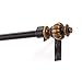 Kenney Othello Petite Café Decorative Window Curtain Rod, 48-86