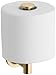 KOHLER 14444-BGD Purist Vertical Toilet Tissue Holder, Vibrant Moderne Brushed Gold