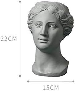 Face Planter - Nordic Sculpture Beauty Portrait Goddess Face Flower Arrangement Flowerpot Vase Head Rough Beautiful Home Decor Pot