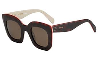 Celine CL 41091 Sunglasses 46 mm A2670 Burgundy: Amazon.ca