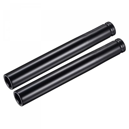 TA-VIGOR 2Pcs Deep Impact Socket, 1/2 Inch Drive by 18mm Deep Impact Socket, Heat-Treated CR-V Steel 18mm Socket, 1/2 Drive with 200mm Length 6-Point Socket for Home Car Repair