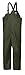 Helly-Hansen Workwear Mandal Waterproof Bib Overalls for Men - PVC-Coated Polyester, Breathable, Adjustable Work Bibs for Men- 480 Army Green - X-Large