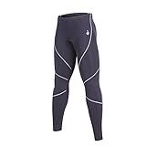 Beroy Mens 3D Gel Padded Bike Pants,Long cycling pants,compression tight