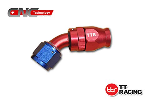 AN-10 10AN JIC 45 Degree Swivel Fitting - Fuel, Oil, Coolant Braided Hose Connector