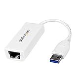 StarTech.com USB 3.0 to Gigabit Ethernet Network Adapter - 10/100/1000 NIC - USB to RJ45 LAN Adapter for PC Laptop or MacBook (USB31000SW)
