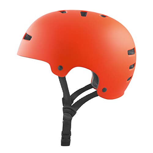 TSG - Evolution Solid Color (Satin Orange, L/XL 57-59 cm) Helmet for Bicycle Skateboard