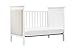 Davinci Lila 3-in-1 Upholstered Convertible Crib in White with Oatmeal Fabric, Greenguard Gold Certified
