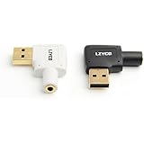 LZYCO USB External Stereo Audio Sound Adapter with 3.5mm Speaker/Headphone and Microphone Jacks. Plug and Play No drivers Needed.(Black/White 2packs)