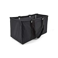 April Fashions All Purpose Open Top Utility Bag, Collapsible Wire Frame Trunk Organizer, Market. (NU-Black)