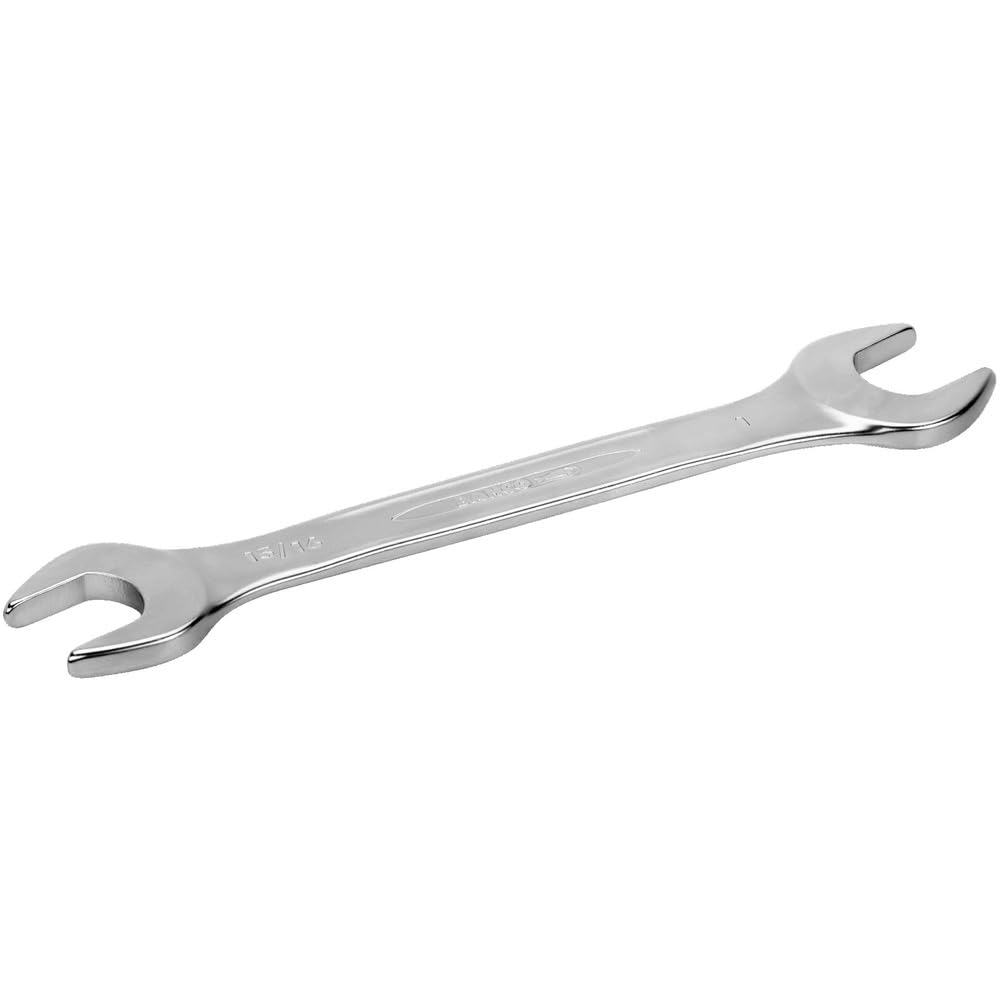 Bahco 6Z-1.1/16-1.1/4 15 Degree Angled SW Double Open End Wrench, Silver, 1 1/16 x 1 1/4-Inch
