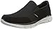 Skechers Men's Equalizer Persistent Slip-On Sneaker, Black/White, 8 M US