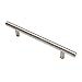 Gobrico 10 Pack 5 Inch Hole Centers Cabinet Handles Brushed Nickel Stainless Steel Cabinet Pulls Satin Nickel Dresser Drawer Pulls Kitchen Handles 7.5