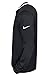 NIKE Men's Dry Half-Zip Golf Shirt, Black/White/White, Large