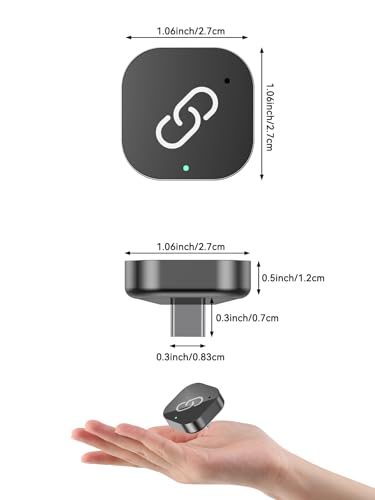 Spedal Wireless CarPlay & Android Car Adapter Type-C, 2026 Upgrade 5.8 GHz Super Fast, Plug & Play for iPhone & Android 10+, with Cable CarPlay Cars, Black